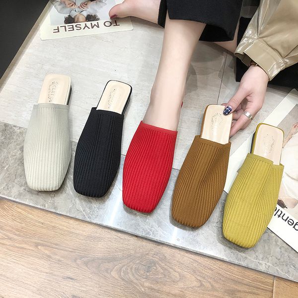 slippers casual shoes woman 2020 loafers cover toe slipers women low luxury soft new flat square rome rubber slides cotton, Black
slippers casual shoes woman 2020 loafers cover toe slipers women low luxury soft new flat square rome rubber slides cotton, Black
