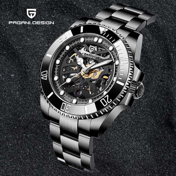 clock pagani design fashion luminous hands men watch automatic mechanical wristwatch relogio masculino, Slivery;brown
clock pagani design fashion luminous hands men watch automatic mechanical wristwatch relogio masculino, Slivery;brown