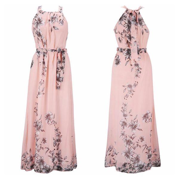 casual dresses 2021 women chiffon elegant beach dress floral print halter tunic sleeveless long maxi party boho vestidos clothes, Black;gray
casual dresses 2021 women chiffon elegant beach dress floral print halter tunic sleeveless long maxi party boho vestidos clothes, Black;gray