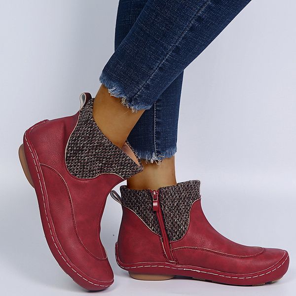 женская кожа pu ботильоны женщин осень зима крест strappy урожай женщины панк boots flat женская обувь женщина botas mujer, Black
женская кожа pu ботильоны женщин осень зима крест strappy урожай женщины панк boots flat женская обувь женщина botas mujer, Black
