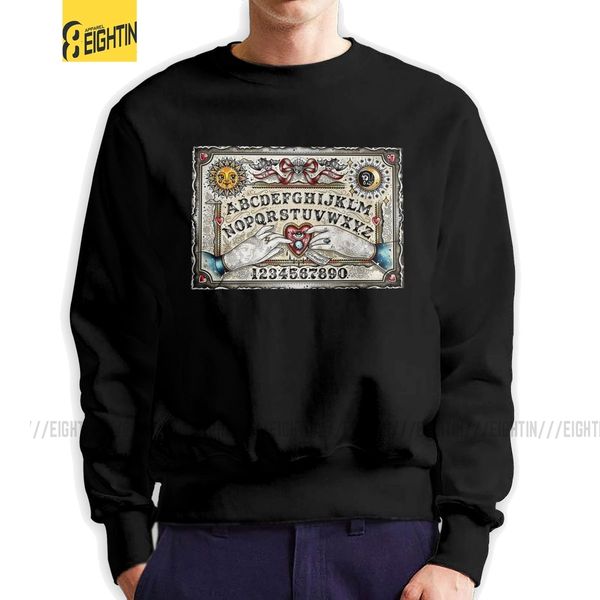 men ouija board hoodie novelty witch spirit horror occult sweatshirts pure cotton printed pullovers clothing, Black
men ouija board hoodie novelty witch spirit horror occult sweatshirts pure cotton printed pullovers clothing, Black