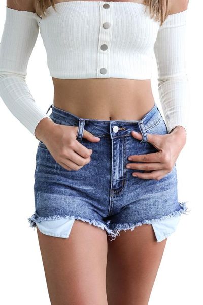 denim shorts ladies summer cotton thin section fashion jeans women's casual blue classic shredded denim shorts
denim shorts ladies summer cotton thin section fashion jeans women's casual blue classic shredded denim shorts