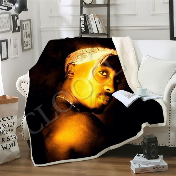 cloocl factory wholesale rapper amaru shakur 2pac tupac blankets 3d print double layer sherpa blanket fashion textiles dreamlike style
cloocl factory wholesale rapper amaru shakur 2pac tupac blankets 3d print double layer sherpa blanket fashion textiles dreamlike style