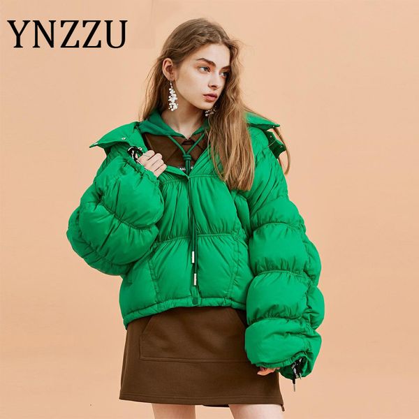 ynzzu 2020 new design luxury women's down jacket green casual loose coat hooded warm oversized female outwears a1523, Black;white
ynzzu 2020 new design luxury women's down jacket green casual loose coat hooded warm oversized female outwears a1523, Black;white