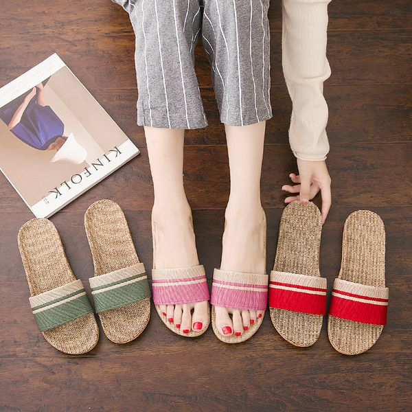 fralosha summer beach slippers women indoor shoes flip flops lovers casual linen slides man breathable sandals, Black
fralosha summer beach slippers women indoor shoes flip flops lovers casual linen slides man breathable sandals, Black