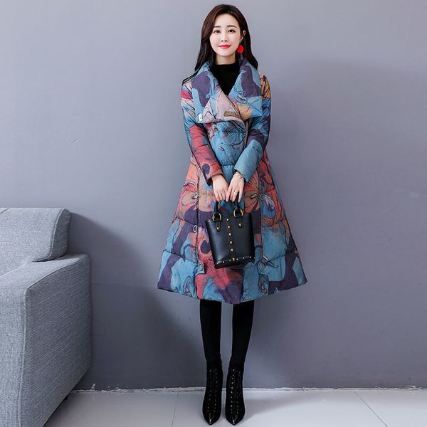 women floral winter long jacket padded coats female thick causal fashion windbreaker ladies korean style flower new parkas w291, Black
women floral winter long jacket padded coats female thick causal fashion windbreaker ladies korean style flower new parkas w291, Black