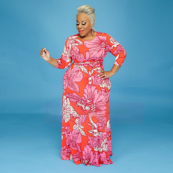 plus size xl-5xl printing dresses 2020 autumn new women's casual dress polyester materials crew neck with sashes, Black;gray
plus size xl-5xl printing dresses 2020 autumn new women's casual dress polyester materials crew neck with sashes, Black;gray