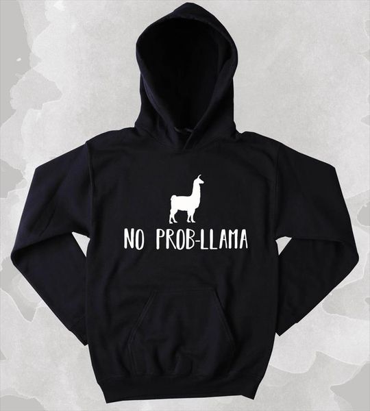 new arrival no prob llama hoodie hoody skuggnas funny llama problem clothing sarcasm tumblr sweatshirt drop shipping, Black
new arrival no prob llama hoodie hoody skuggnas funny llama problem clothing sarcasm tumblr sweatshirt drop shipping, Black