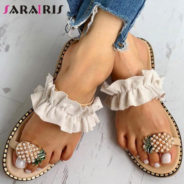 sarairis 2020 low heel beach flip flop new ins fashion elegant ruffles slippers women casual summer slip-on flat shoes woman, Black
sarairis 2020 low heel beach flip flop new ins fashion elegant ruffles slippers women casual summer slip-on flat shoes woman, Black