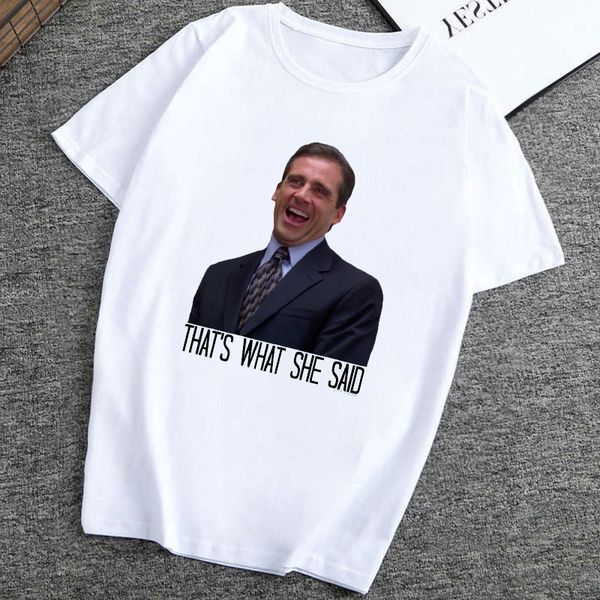 michael scott the original that's what she said the office tv tshirt new women's summer printed harajuku aesthetic clothes
michael scott the original that's what she said the office tv tshirt new women's summer printed harajuku aesthetic clothes
