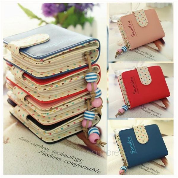 candy colors purse polka dots leather zipper short wallet pu leather coin purse kawaii cute cards holder for girls women, Red;black
candy colors purse polka dots leather zipper short wallet pu leather coin purse kawaii cute cards holder for girls women, Red;black