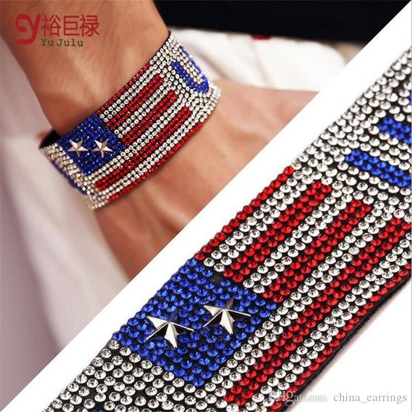 hip hop usa flag bracelet rhinestone bracelets america casual bangle for men women wrist jewelry 19cm sz021, White
hip hop usa flag bracelet rhinestone bracelets america casual bangle for men women wrist jewelry 19cm sz021, White