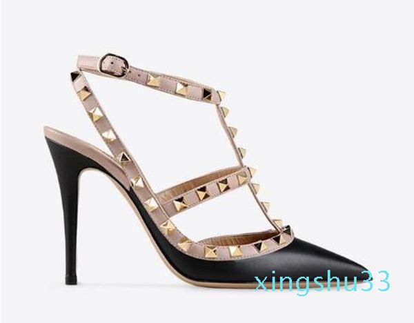 designer pointed toe 2-strap with studs high heels patent leather rivets sandals women shoes valentine high heel shoes, Black
designer pointed toe 2-strap with studs high heels patent leather rivets sandals women shoes valentine high heel shoes, Black