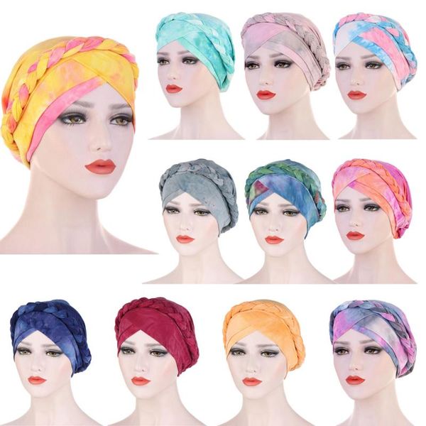 beanie/skull caps lady women cancer hat chemo cap tie dye muslim braid head scarf turban wrap cover ramadan hair loss islamic headwear arab, Blue;gray
beanie/skull caps lady women cancer hat chemo cap tie dye muslim braid head scarf turban wrap cover ramadan hair loss islamic headwear arab, Blue;gray
