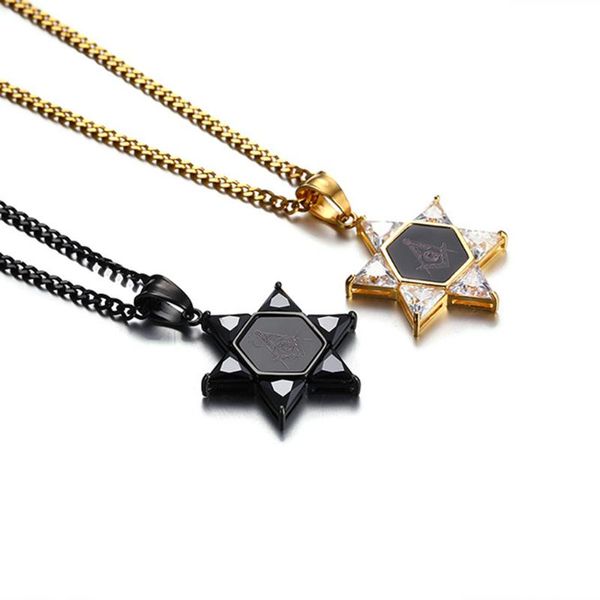 stainless steel crystal stone ason six-pointed star pendant masonic star necklaces pendant with stones jewellery gift, Silver
stainless steel crystal stone ason six-pointed star pendant masonic star necklaces pendant with stones jewellery gift, Silver