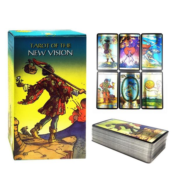 78pcs holographic tarot deck coated paper cards oracles deck mysterious divination fate cards women girls cards game board game bbygoq
78pcs holographic tarot deck coated paper cards oracles deck mysterious divination fate cards women girls cards game board game bbygoq