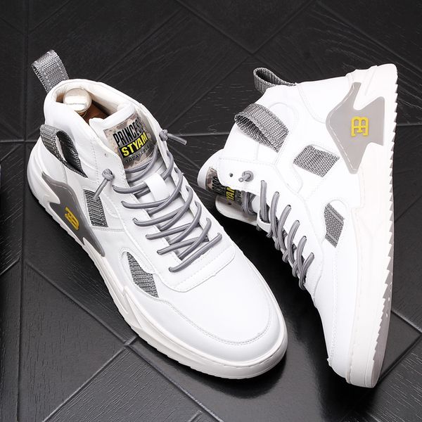 hip-hop men high casual flats shoes sneaker moccasins male skateboard shoes for web celebrity, Black
hip-hop men high casual flats shoes sneaker moccasins male skateboard shoes for web celebrity, Black