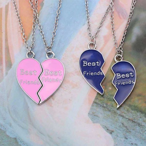 2 pcs/set lettering "friends" necklaces for women girls puzzle heart long chain pendant necklaces bff forever jewelry gifts, Silver
2 pcs/set lettering "friends" necklaces for women girls puzzle heart long chain pendant necklaces bff forever jewelry gifts, Silver