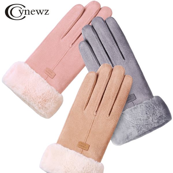 winter women' gloves touch screen lady suede warm plush inside finger gloves female winter elegant soft black mittens, Blue;gray
winter women' gloves touch screen lady suede warm plush inside finger gloves female winter elegant soft black mittens, Blue;gray