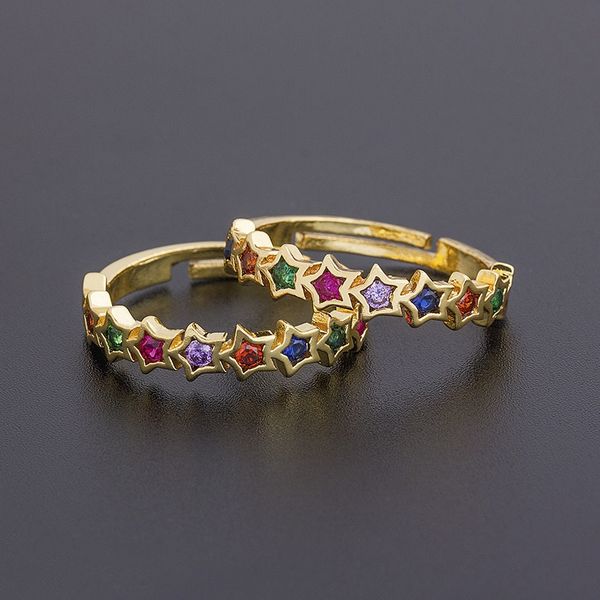 fashion star moon cross 12 styles gold copper zircon rings adjustable rainbow cz colorful crystal ring jewelry gift for woman, Slivery;golden
fashion star moon cross 12 styles gold copper zircon rings adjustable rainbow cz colorful crystal ring jewelry gift for woman, Slivery;golden
