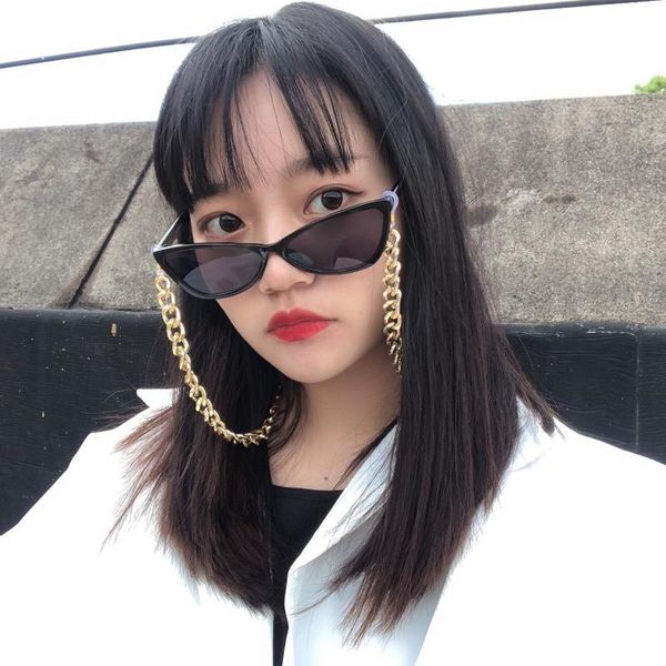 korea simple punk geometric gold color glasses chain retro chain holder cord lanyard women gold glasses lanyard accessory, Silver
korea simple punk geometric gold color glasses chain retro chain holder cord lanyard women gold glasses lanyard accessory, Silver