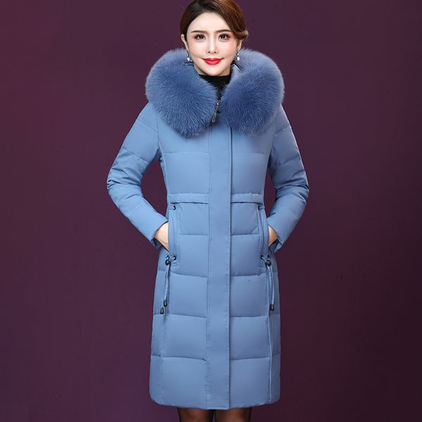 long down jacket women real fox fur collar hooded winter women's jacket causal coat female white duck down coats plus size xl-5x, Black;white
long down jacket women real fox fur collar hooded winter women's jacket causal coat female white duck down coats plus size xl-5x, Black;white
