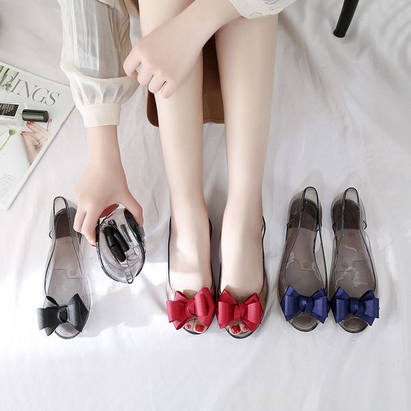 2020 new summer new fashion three-dimensional bowknot fish mouth flat heel jelly women sandals holiday beach shoes women, Black
2020 new summer new fashion three-dimensional bowknot fish mouth flat heel jelly women sandals holiday beach shoes women, Black