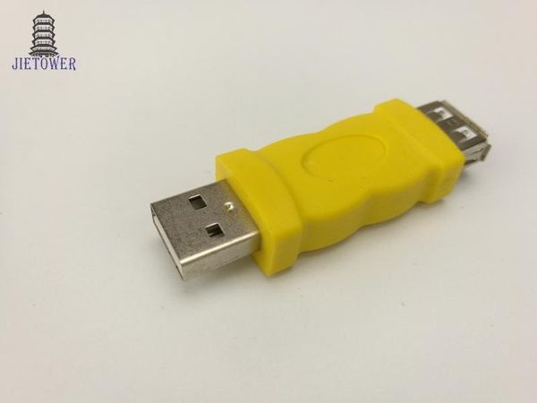300pcs/lot usb connector yellow color usb 2.0 a male plug to a female jack adapter am to af usb converter
300pcs/lot usb connector yellow color usb 2.0 a male plug to a female jack adapter am to af usb converter