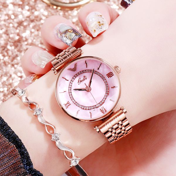new arrivals gedi foreign trade fashion casual steel strap womens watch simple luxury womens allmatch quartz watch free, Slivery;brown
new arrivals gedi foreign trade fashion casual steel strap womens watch simple luxury womens allmatch quartz watch free, Slivery;brown