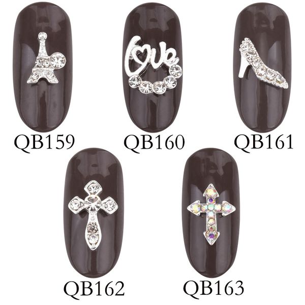 10pcs 3d tower cross high heels manicure ornament glamour silver alloy shiny rhinestone effect nail supplies qb159-163, Silver;gold
10pcs 3d tower cross high heels manicure ornament glamour silver alloy shiny rhinestone effect nail supplies qb159-163, Silver;gold