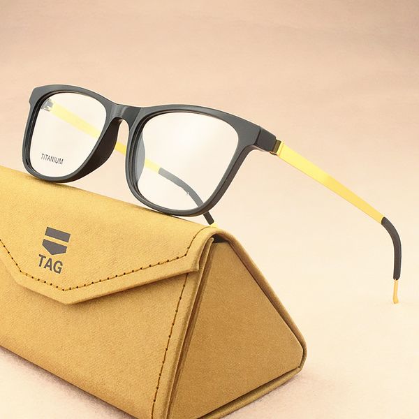 tag brand glasses frame occhiali pure titanium mirror leg occhiali computer ottico women lente da lettura oculos 9851, Black
tag brand glasses frame occhiali pure titanium mirror leg occhiali computer ottico women lente da lettura oculos 9851, Black