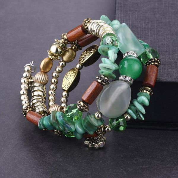 charm bracelets multilayer beaded for women female natural stone wooden beads bracelet metal gold color wristband jewelry, Golden;silver
charm bracelets multilayer beaded for women female natural stone wooden beads bracelet metal gold color wristband jewelry, Golden;silver