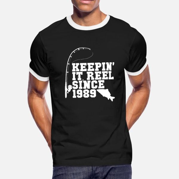 keepin it reel since 1989 present t shirt men create short sleeve o neck formal interesting fashion summer style novelty shirt, White;black
keepin it reel since 1989 present t shirt men create short sleeve o neck formal interesting fashion summer style novelty shirt, White;black