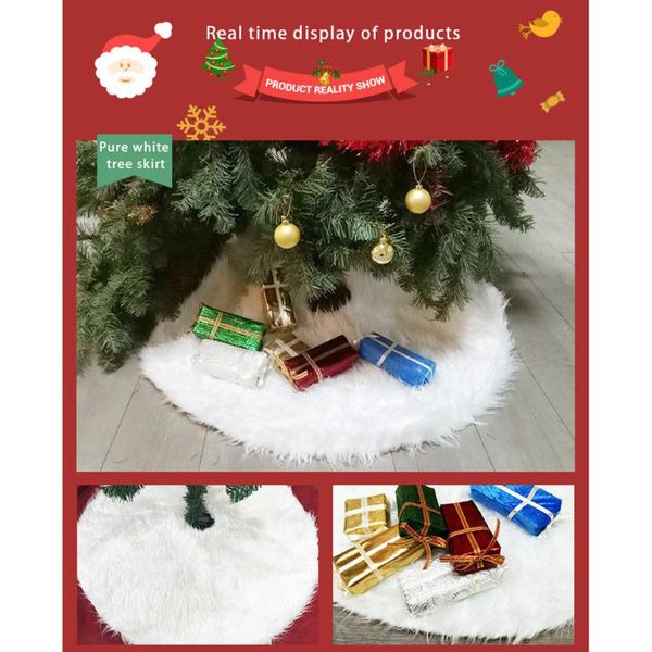 new year 2021 christmas decoration pure white long hair christmas tree dress l home decorations party supplies
new year 2021 christmas decoration pure white long hair christmas tree dress l home decorations party supplies