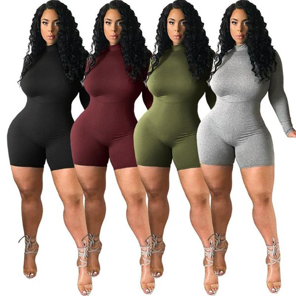 women's jumpsuits & rompers women solid sportwear fashion skinny bodycon stand collar full sleeves short fitness workout exercise outfi, Black;white
women's jumpsuits & rompers women solid sportwear fashion skinny bodycon stand collar full sleeves short fitness workout exercise outfi, Black;white