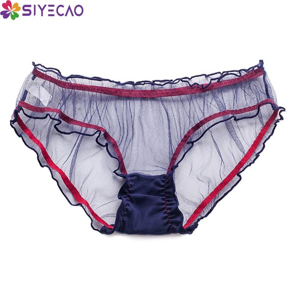women's panties transparent women lace ultra-thin mesh see through briefs gauze seamless breathable underpants ruffles underwear, Black;pink
women's panties transparent women lace ultra-thin mesh see through briefs gauze seamless breathable underpants ruffles underwear, Black;pink