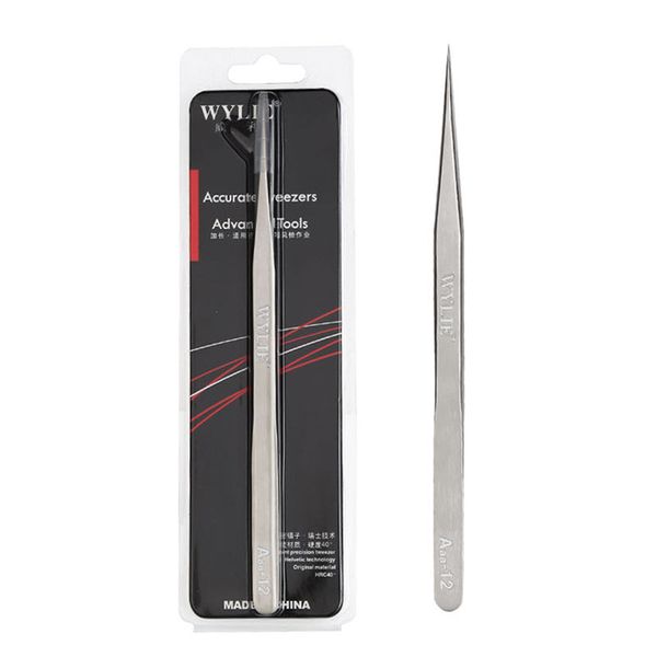 wylie aaa-14 aaa-12 precision repair tweezers 16 cm long pointed stainless steel extra sharp hardened tweezers for mobile repair
wylie aaa-14 aaa-12 precision repair tweezers 16 cm long pointed stainless steel extra sharp hardened tweezers for mobile repair