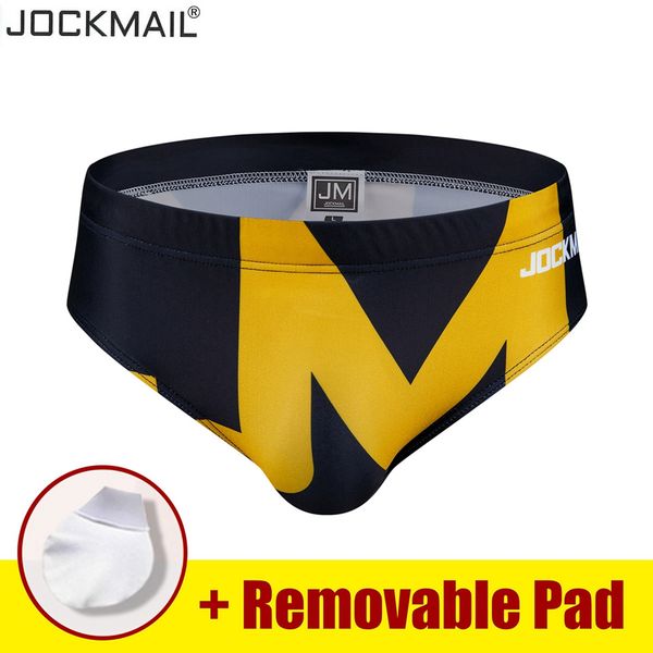 jockmail brand swimwear men bikini low waist swimming trunks quick dry fashion swimsuit push pad briefs bathing beach wear, Black;white
jockmail brand swimwear men bikini low waist swimming trunks quick dry fashion swimsuit push pad briefs bathing beach wear, Black;white