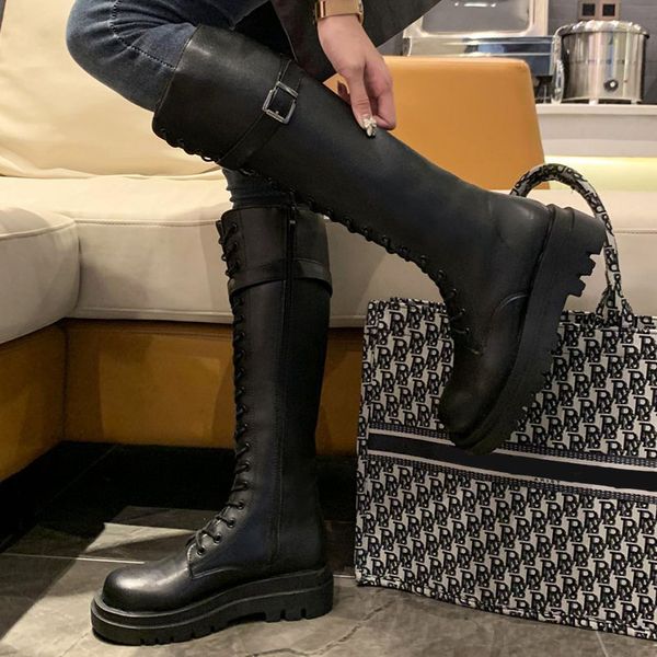 fashion buckle knee high boots women casual cross strap thick high heel long boots woman black pu leather platform shoes
fashion buckle knee high boots women casual cross strap thick high heel long boots woman black pu leather platform shoes