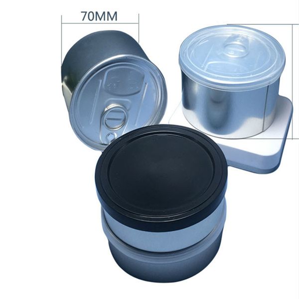 70x23mm self seal press tin can no need machine pressitin loop pop semll proof with ring pull cover for dry herb custom sticker label
70x23mm self seal press tin can no need machine pressitin loop pop semll proof with ring pull cover for dry herb custom sticker label