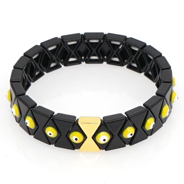 shinus turkish evil eye bracelet for women black yellow men enamel tile beads bracelets mujer moda jewelry fashion diy, Golden;silver
shinus turkish evil eye bracelet for women black yellow men enamel tile beads bracelets mujer moda jewelry fashion diy, Golden;silver