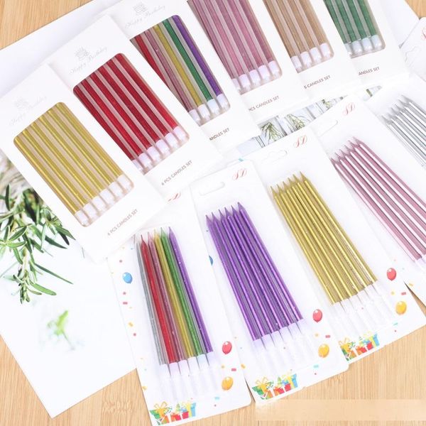 6 pcs/set magic candles relighting long funny birthday candles party baking diy birthday cake decors wholesale
6 pcs/set magic candles relighting long funny birthday candles party baking diy birthday cake decors wholesale