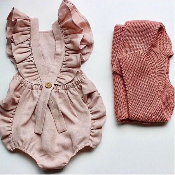 4 color cute baby girl ruffle solid color romper jumpsuit outfits sunsuit for newborn infant children clothes kid clothing, Blue
4 color cute baby girl ruffle solid color romper jumpsuit outfits sunsuit for newborn infant children clothes kid clothing, Blue