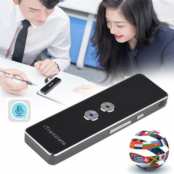 multi-language portable smart voice t8 translator two-way real time translation 40+ for people
multi-language portable smart voice t8 translator two-way real time translation 40+ for people