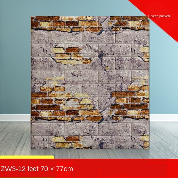 3d wallpaper diy brick stone pattern self-adhesive waterproof wall stickers 70cm*77cm floral prints 3d wall sticker for home
3d wallpaper diy brick stone pattern self-adhesive waterproof wall stickers 70cm*77cm floral prints 3d wall sticker for home
