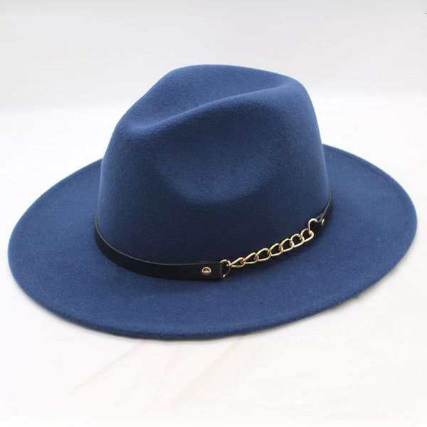 suogry jazz hat wool wide brim fedoras hats women vintage wide brim floppy chapeau femme panama hat liantiao, Blue;gray
suogry jazz hat wool wide brim fedoras hats women vintage wide brim floppy chapeau femme panama hat liantiao, Blue;gray