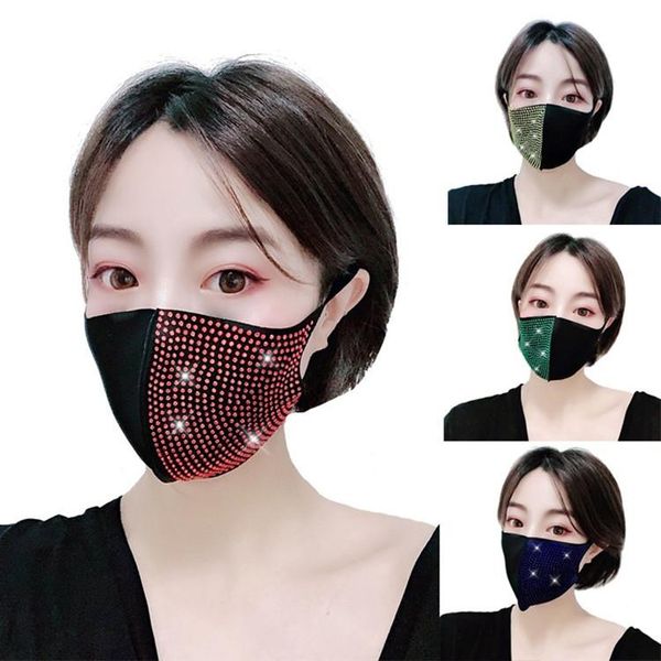 colorful women glittering bling rhinestone face mask dustproof masks tide mask party 4 color sun designer mask
colorful women glittering bling rhinestone face mask dustproof masks tide mask party 4 color sun designer mask