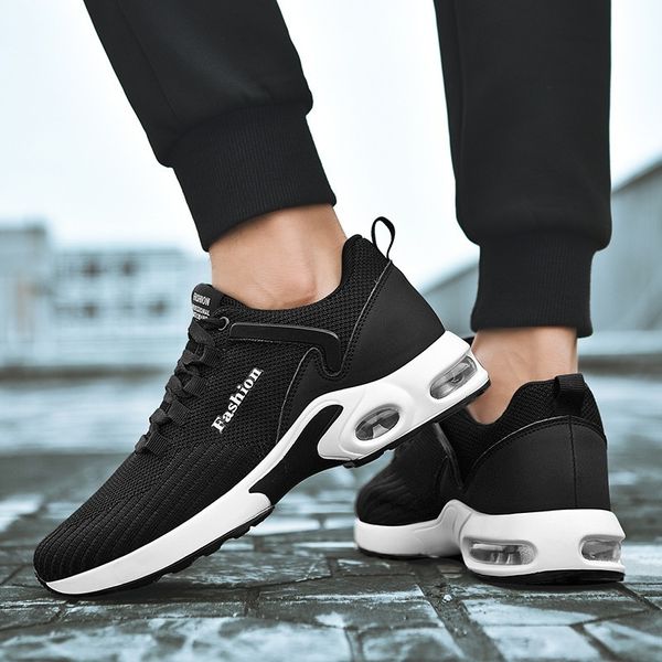 sneakers trend air cushion shoes large size 35-46 men's shoes flying weaving sports casual mens women running, Black
sneakers trend air cushion shoes large size 35-46 men's shoes flying weaving sports casual mens women running, Black