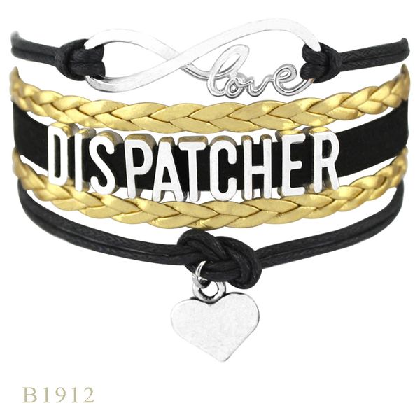 Gift for Dispatchers Infinity Love 911 Dispatcher Heart Bracelets for Women, Golden;silver
Gift for Dispatchers Infinity Love 911 Dispatcher Heart Bracelets for Women, Golden;silver