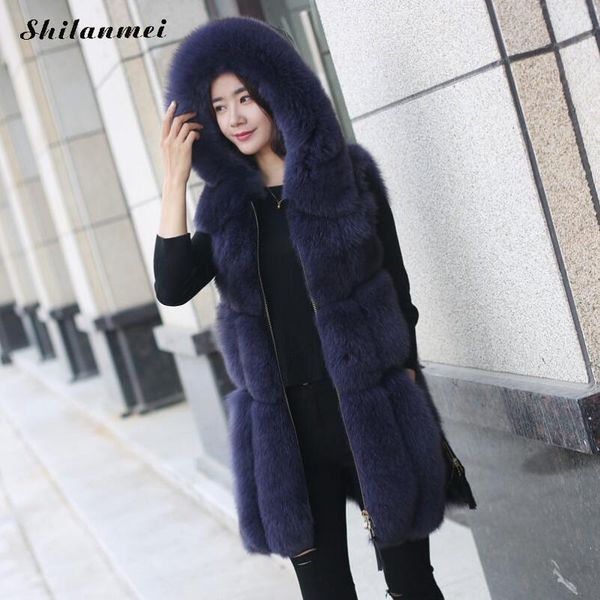 furry hooded faux fur vest coat casual hooded outwear winter sleeveless fur coat women female plus size long jacket vest, Black
furry hooded faux fur vest coat casual hooded outwear winter sleeveless fur coat women female plus size long jacket vest, Black